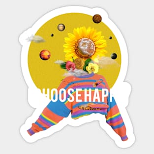 Choose happy Sticker